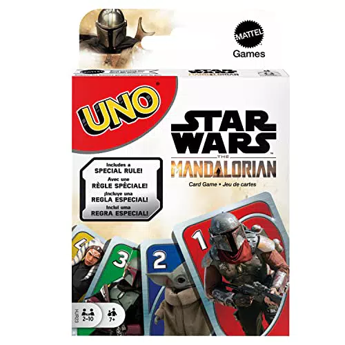 Mattel Games UNO Star Wars The Mandalorian Kartenspiel - Deutsche Version, ab 7 Jahren
