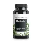 Melatonin Tabletten - Hochdosiert und Laborgeprüft - 100% Vegan