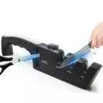 Professioneller Messerschärfer 4-in-1 mit Scherenschleifer - Multifunktions Messerschleifer