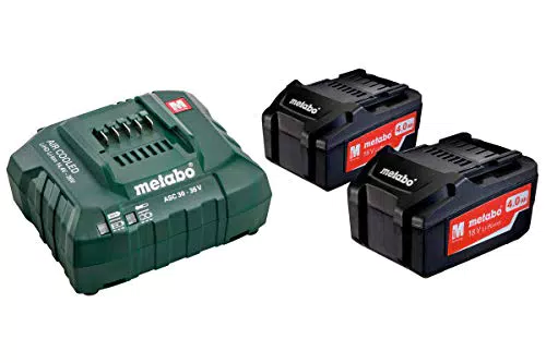 Metabo Basis-Set 2 x 4.0 Ah Art des Akkupacks: Li-Ion