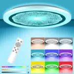 LED Deckenleuchte Dimmbar mit Fernbedienung für Schlafzimmer und Wohnzimmer
