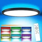 LED Deckenleuchte Dimmbar mit Fernbedienung für Schlafzimmer und Wohnzimmer