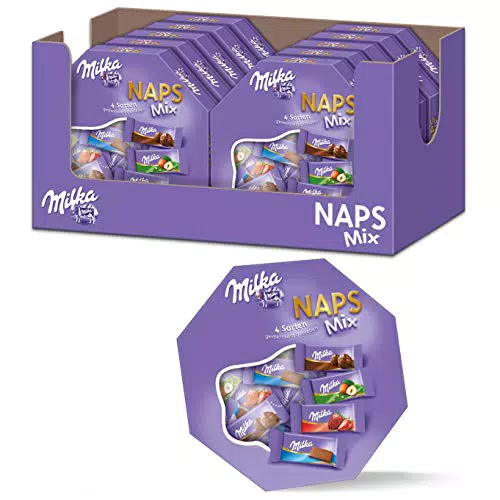 Milka Cookie Loop 12 x 154g, Ringförmige Kekse mit Alpenmilch Schokoladenstückchen