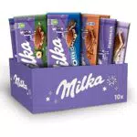 Milka Geschenkbox mit 10 Schokoladentafeln in 5 verschiedenen Sorten