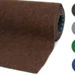 Kunstrasen Outdoor mit Noppen - Wetterfest und pflegeleicht - Balkon- und Rasenteppich Outdoor - 200 x 600 cm - Braun