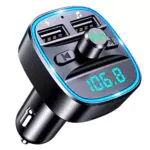 Bluetooth FM Transmitter Auto Radio Adapter mit Freisprecheinrichtung und 2 USB-Anschlüssen