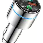 Bluetooth FM Transmitter Auto: Ganzmetall PD 30W & QC3.0 18W Schnellladegerät, KFZ Adapter mit Freisprechanlage & Noise Cancelling Mikrofon