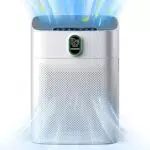 Luftreiniger MORENTO HEPA Luftfilter gegen Staub, Pollen & Tierhaare - CADR 300m³/h - Air Purifier für 100㎡ - 24dB Schlafmodus Timer