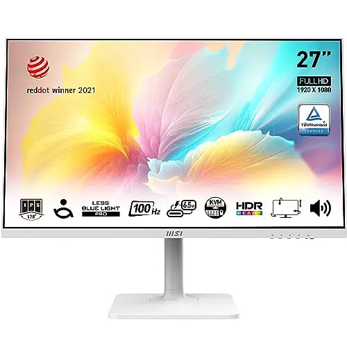 MSI Modern MD272XPWDE 27 Zoll Business Monitor, FHD 1920x1080, 100 Hz, IPS Panel, USB-C, HDMI, Displayport.