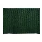 Badematte Chenille Hochflor 60x90 cm - Dunkelgrün