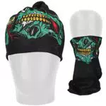 mumbi 30437 Bedeckung Totenkopf rot Mund Nasen Schutz