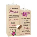 Geschenke für Mama - Personalisiertes Geburtstagsgeschenk - Kerzenständer