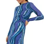 NA-KD Damen Minikleid mit Rüschendetails - Lässiges Kleid