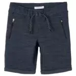 NAME IT Jungen Sweatshorts mit Reißverschlusstasche