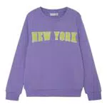 NAME IT Mädchen Sweatshirt, Langarm, Lila