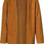 NAME IT Mädchen Strickjacke mit langen Ärmeln, Creme, Größe 158-164