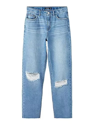 NAME IT Mädchen Straight Fit Jeans - Light Blue Denim
