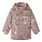 NAME IT Mädchen Winterjacke mit Einhorn-Motiv, Größe 104