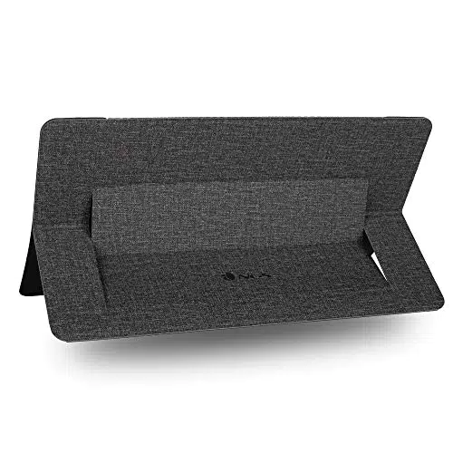 NGS Lift Stand - Laptop Ständer für Notebooks bis 15 Zoll, ultraflach und rutschfest - Schwarz