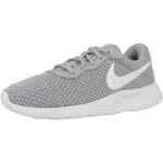 Nike Damen Tanjun Sneakers, Wolf Grey White-Barely Volt-Bl