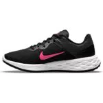 Nike Damen Revolution 6 Sneaker - Schwarz/Grau/Pink