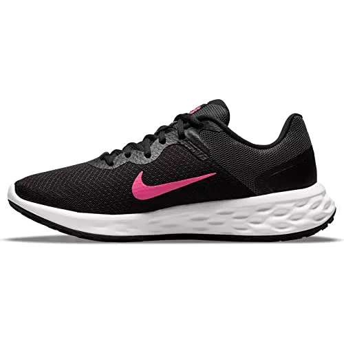 Nike Damen Revolution 6 Sneaker - Schwarz/Grau/Pink