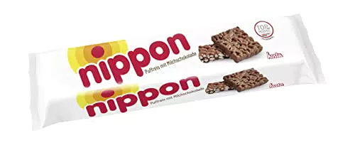 Nippon Puffreis mit Milch Schokolade - Knuspriger Puffreis umhüllt in feinster Milchschokolade