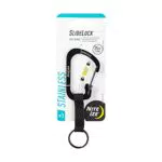 NITE Ize Schlüssel-Karabiner NI-CSLW3-01-R6, Schwarz