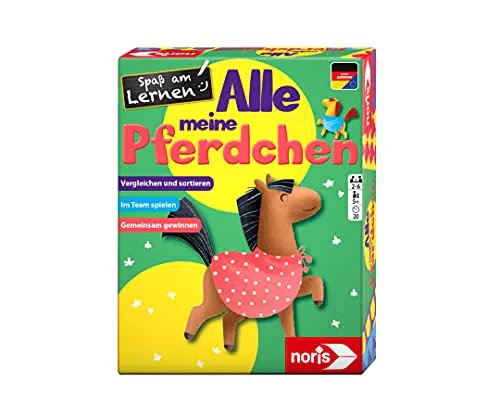 Noris Lernspiel für Kinder ab 5 Jahren - Kooperatives Pferdespiel mit Lerncharakter