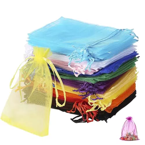 Organzasäckchen für Hochzeit, Festival und Party - 10 Farben