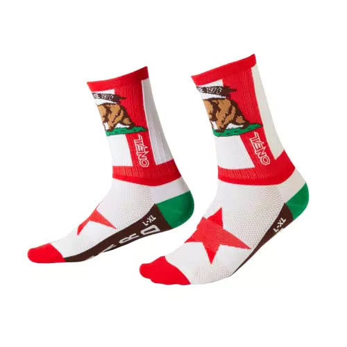 O'NEAL Mountainbike Fahrrad Socken | Downhill Freeride | Schweißabsorbierend & hochwertig | MTB Performance Sock California V.22