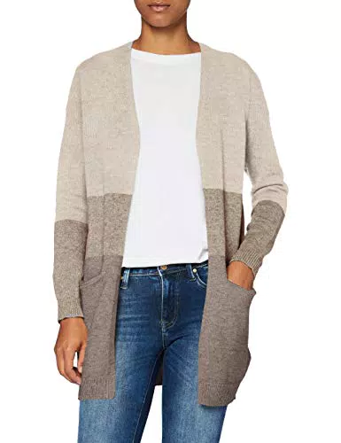 Strickjacke von ONLY mit Taschen und offenem Cardigan-Stil