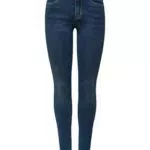 ONLY Damen Skinny Jeans - Modell: Onlroyal Reg - Größe M - Länge 32 - Dunkelblauer Denim