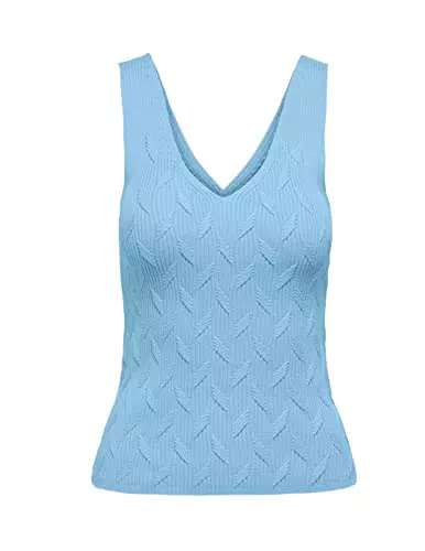 ONLY Damen Strickpullover mit V-Ausschnitt
