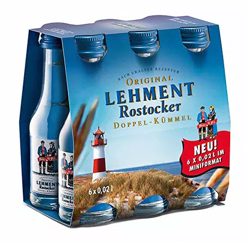 Lehment Rostocker Doppel-Kümmel - Milder Kümmel 38% vol. im Six-Pack