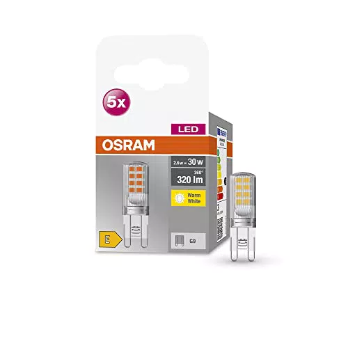 OSRAM Star PIN LED-Lampe für G9-Sockel, klares Glas