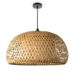 Deckenlampe aus Bambus im Boho-Stil für Wohnzimmer und Esszimmer