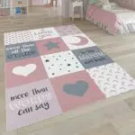 Paco Home Kinderteppich mit Stern- und Mondmotiven fürs Kinderzimmer