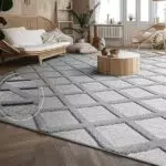 Teppich Paco Home Modernes Skandinavisches Muster Rauten Motiv Grau