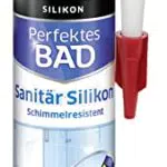 Pattex Perfektes Bad Sanitär Silikon - Wasserfest und Schimmelresistent - 300 ml