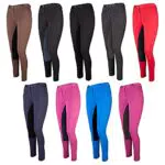 Pfiff 101197 Damen Reithose Vollbesatz Vollbesatzreithose Rot / Grau