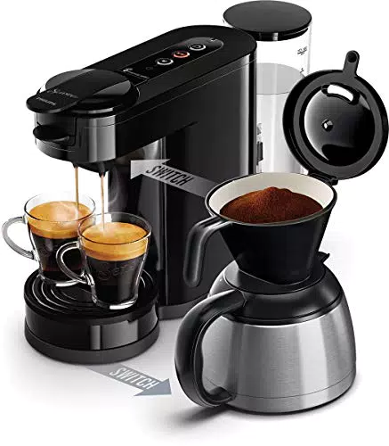 Philips Senseo Switch Kaffeemaschine mit 2-in-1-Brühtechnologie