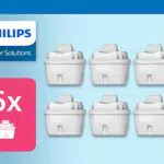 Philips Wasserfilter-Kartuschen, Brita-kompatibel - Reduziert Mikroplastik, Chlor, Kalk & Schwermetalle.