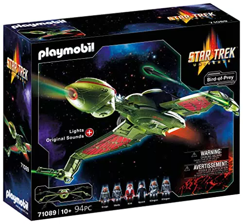 PLAYMOBIL Star Trek Klingonenschiff mit Lichteffekten und Original-Sounds