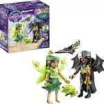 PLAYMOBIL Abenteuer von Ayuma 71350 Waldfee & Fledermausfee mit Seelentieren - Spielzeug für Kinder ab 7 Jahren