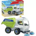 PLAYMOBIL City Action Kehrmaschine mit drehbaren Kehrbürsten - Spielzeug für Kinder ab 4 Jahren