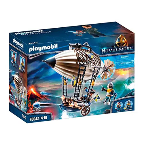 PLAYMOBIL Novelmore 70642 Darios Zeppelin - Für Kinder ab 4 Jahren