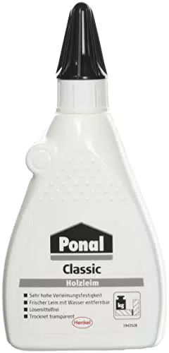 Ponal Classic Holzleim - Hohe Verleimungsfestigkeit für Montage, Flächen & Fugen
