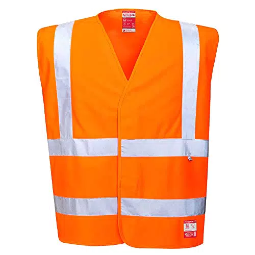 Portwest Antistatische Warnschutz Weste - Flammhemmend - Größe L/XL - Orange
