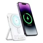 Euker Powerbank 10000 mAh PD 20W Kabelloses Ladegerät für iPhone Serie 14/13/12